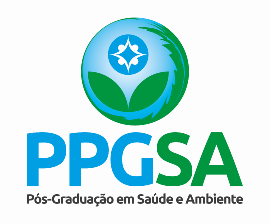 Logo do PROGRAMA DE PÓS-GRADUAÇÃO EM SAÚDE E AMBIENTE/CCBS