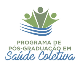 Logo do PROGRAMA DE PÓS-GRADUAÇÃO EM SAÚDE COLETIVA/CCBS